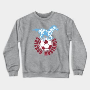 Defunct Chicago Mustangs NASL Soccer 1967 Crewneck Sweatshirt